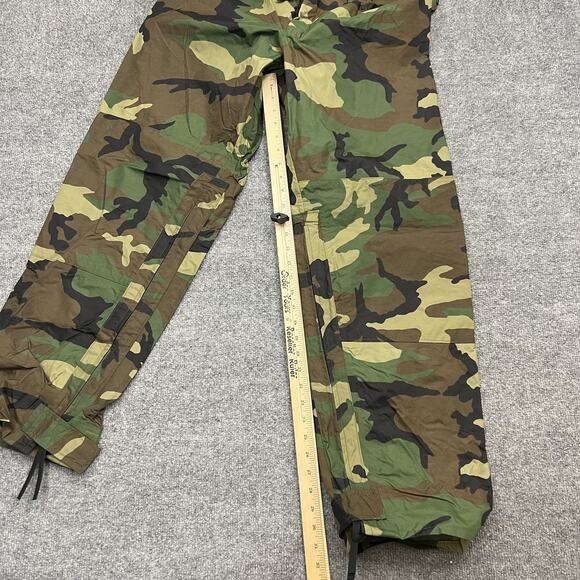 ORC Industries Improved Rainsuit Pants Mens Small Camo Rain Trousers Made in USA - Picture 10 of 11